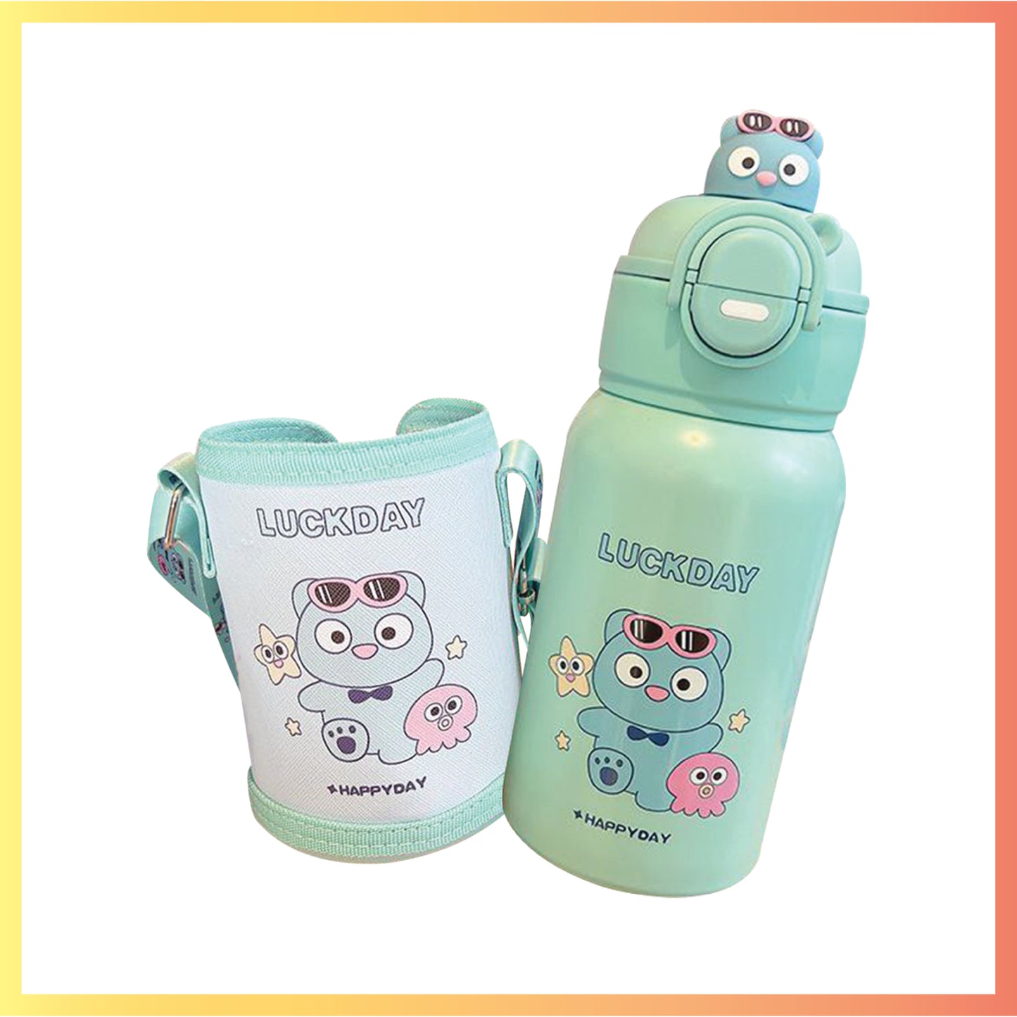 Pistachio Teddy Mini Thermos