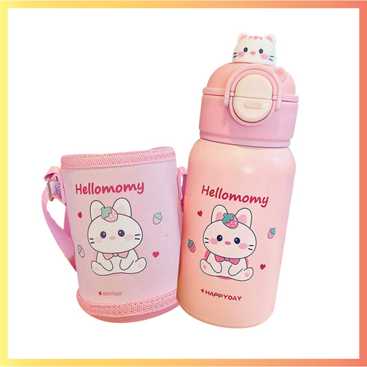 Blush Cat Mini Thermos